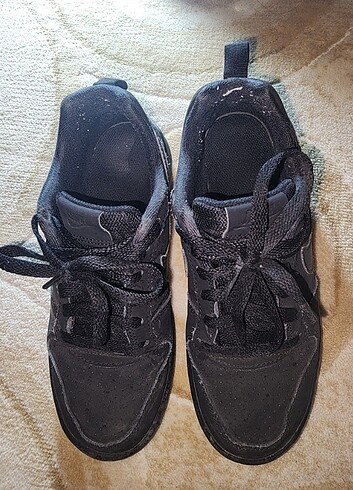 Nike Nike court borough low siyah 38 no ayakkabı 