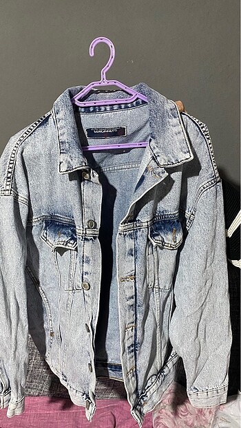 Oversize kot ceket standart beden