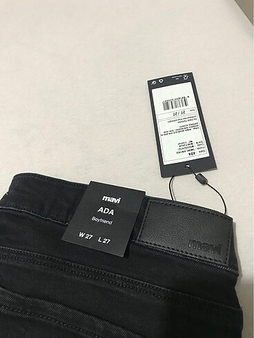 Kadın mavi jeans - Görsel 3