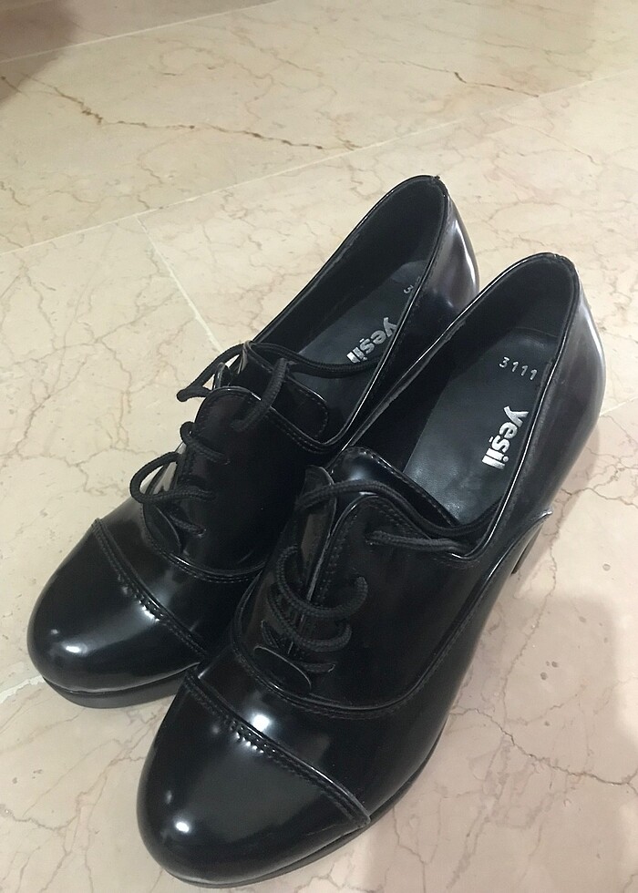 Yeşil kundura kadın ayakkabı - Görsel 2