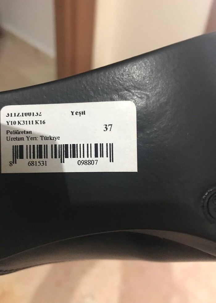 Yeşil kundura kadın ayakkabı - Görsel 3