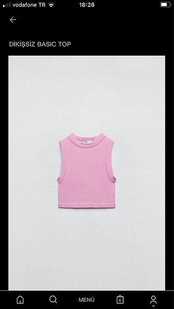 Pembe basic top
