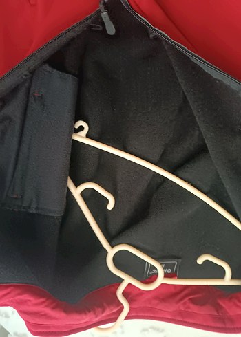 Kırmızı Fermuarlı Erkek Kayak Ceketi - Görsel 5