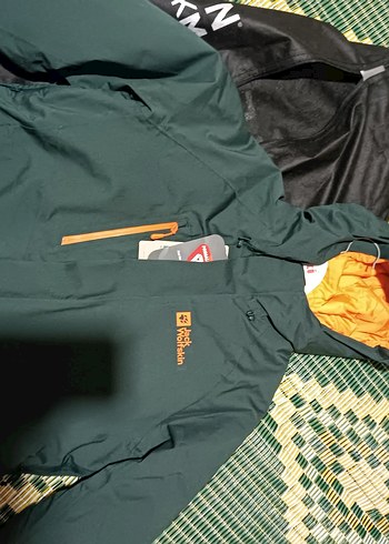 Erkek Yeşil Kapüşonlu Kayak Montu - Görsel 2