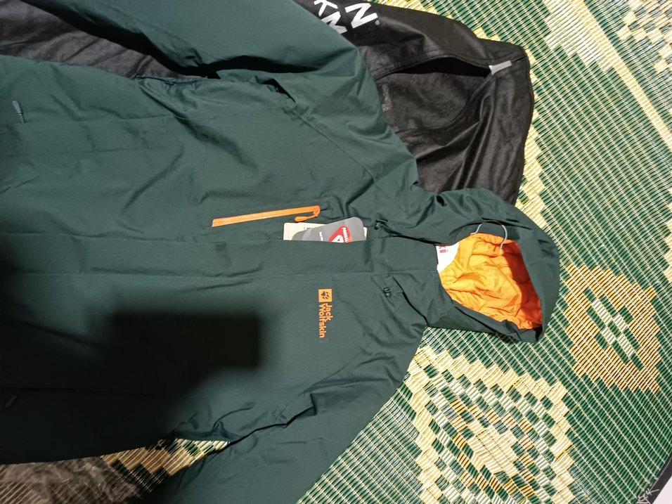 Erkek Yeşil Kapüşonlu Kayak Montu - Görsel 2