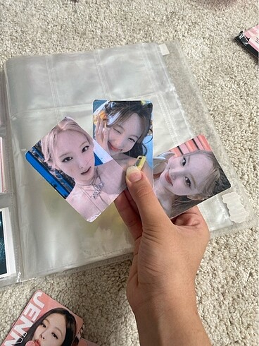 3 adet twice nayeon photocard