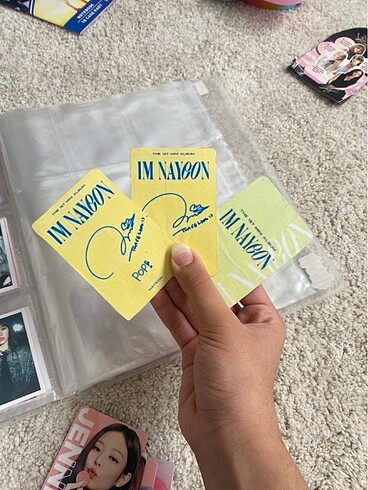 Diğer 3 adet twice nayeon photocard