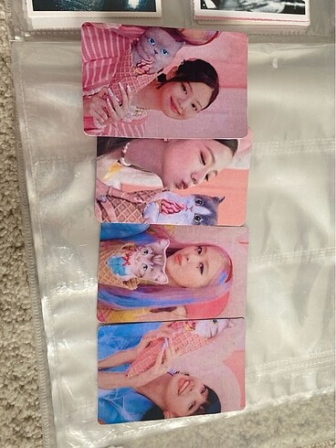  Beden Blackpink photocard