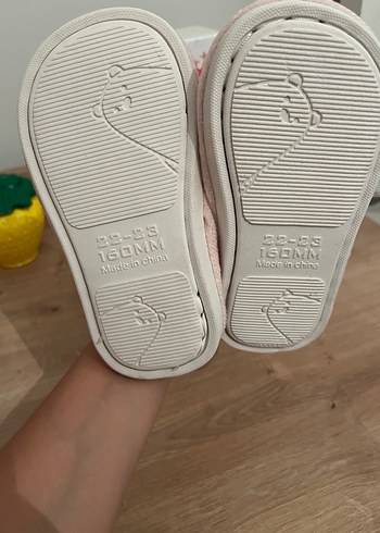 Kız Çocuk Pembe Nakışlı Sıcak Terlik - Görsel 4