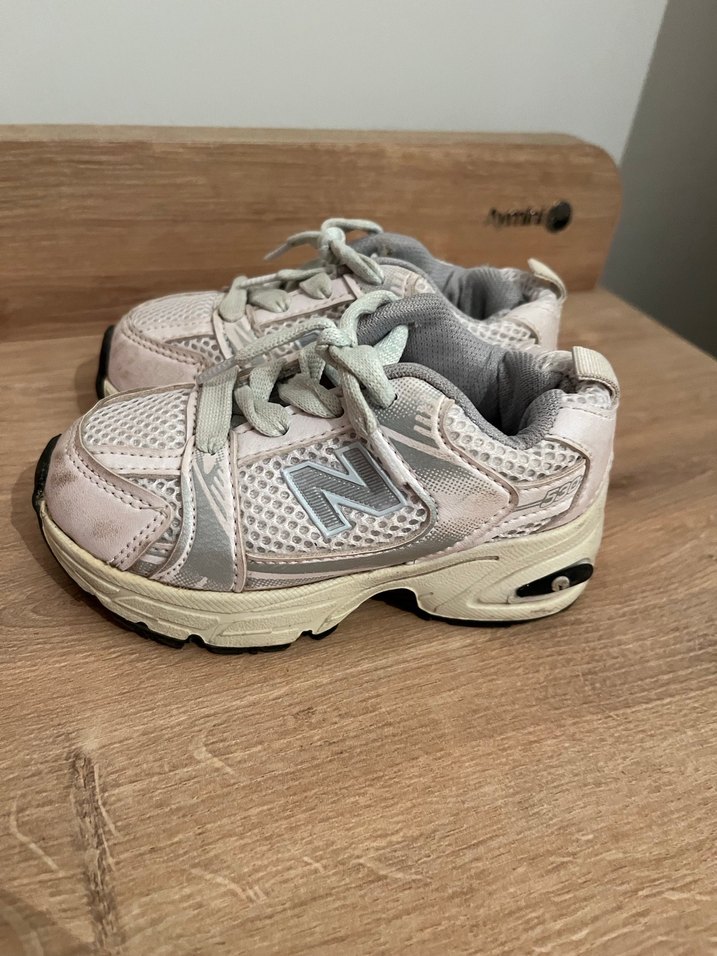 Kız Çocuk Beyaz Gri Bağcıklı Spor Ayakkabı - Görsel 3