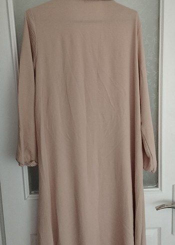 Bej düğmeli alt üst takım tunik ve pantolon 50 beden - Görsel 3