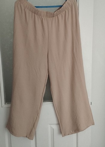 Bej düğmeli alt üst takım tunik ve pantolon 50 beden - Görsel 5