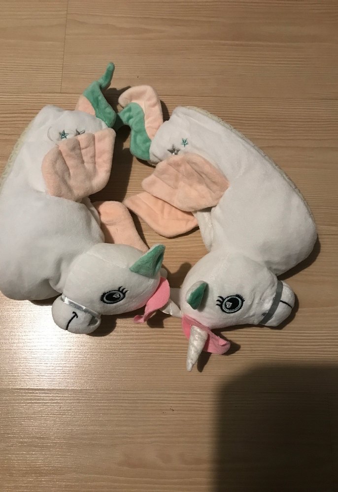 Kızlar için Pembe Unicorn Sıcak Terlikler - Görsel 3