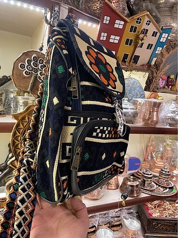 Beden Kilim dokuma Sırt Çantası