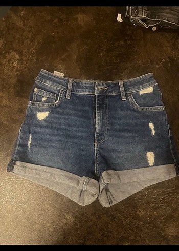 Mavi Jeans Gri Bağcıklı Kadın Mini Kot Şort 2 adet