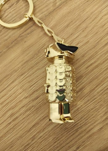 Paco Rabanne Altın Renk Parlak Baykuş Anahtarlık