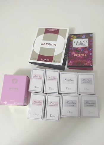 Hermes, Dior ve Gucci Kadın Parfüm Seti