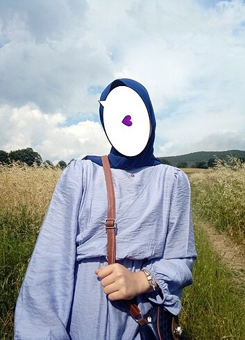 l Beden Uzun Elbise 