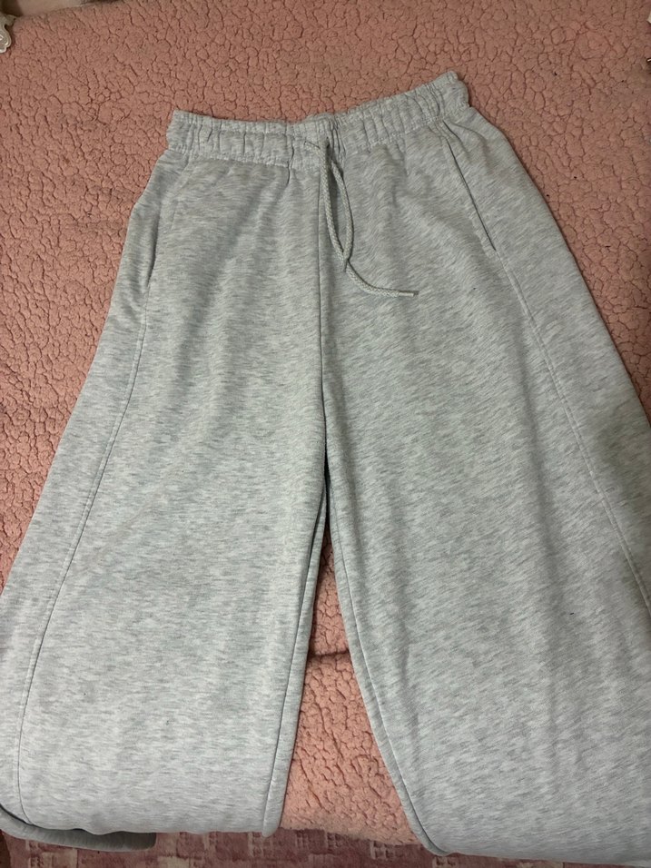 Gri Rahat Kesim Kadın Eşofman Altı - Görsel 2