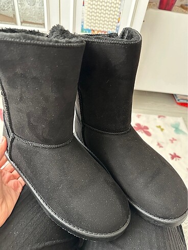 39 Beden siyah Renk Graceland Kürklü Bot-Ugg model
