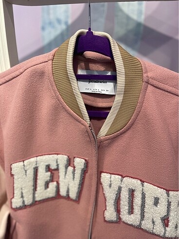 Pull and Bear Pull and bear pembe kolej ceket