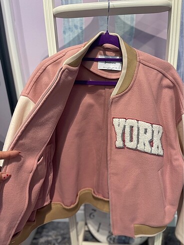 l Beden Pull and bear pembe kolej ceket