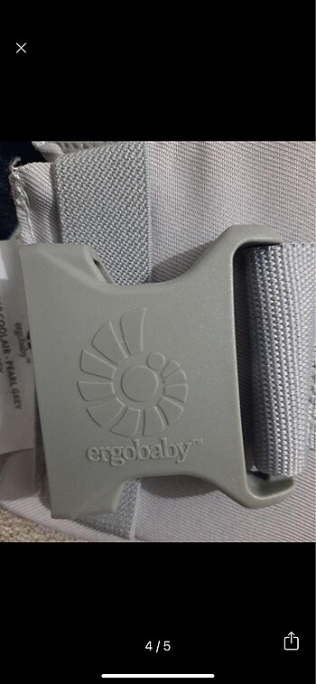 Beden gri Renk Ergobaby cool air omni 360