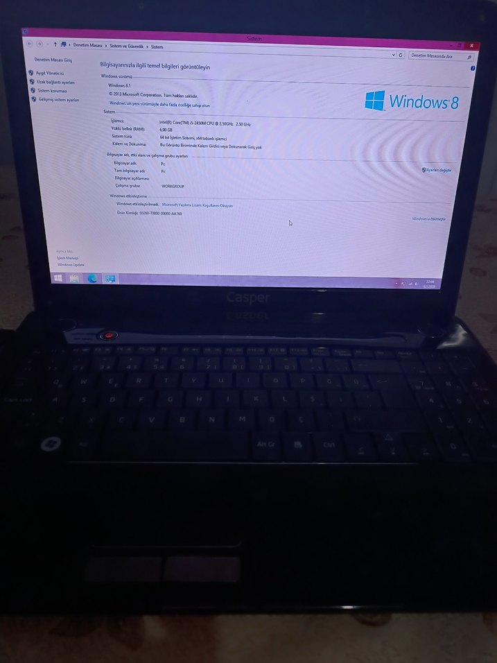 Casper Nirvana İ5 laptop - Görsel 2