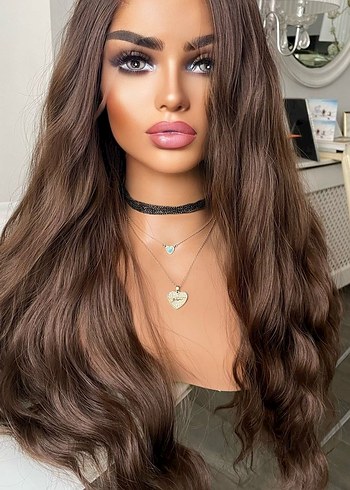 gerçek saç tül peruk - Görsel 2