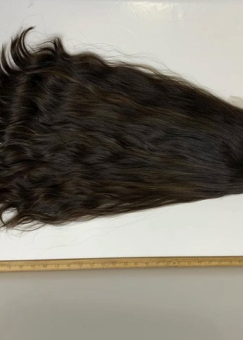 gerçek saç tül peruk - Görsel 2