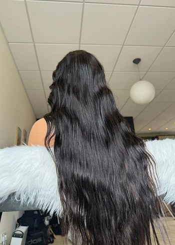 gerçek saç tül peruk - Görsel 2