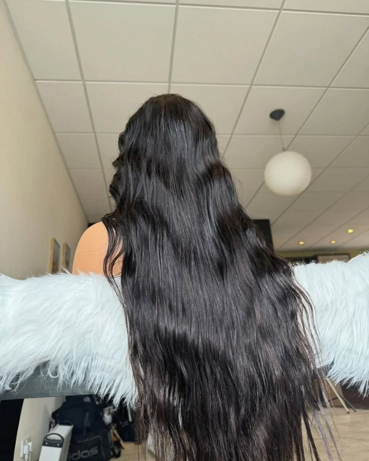 gerçek saç tül peruk - Görsel 2