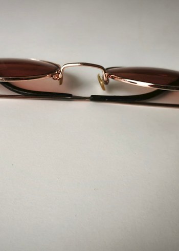 Bej Parlak Tokalı Yuvarlak Kadın Güneş Gözlüğü - Görsel 6