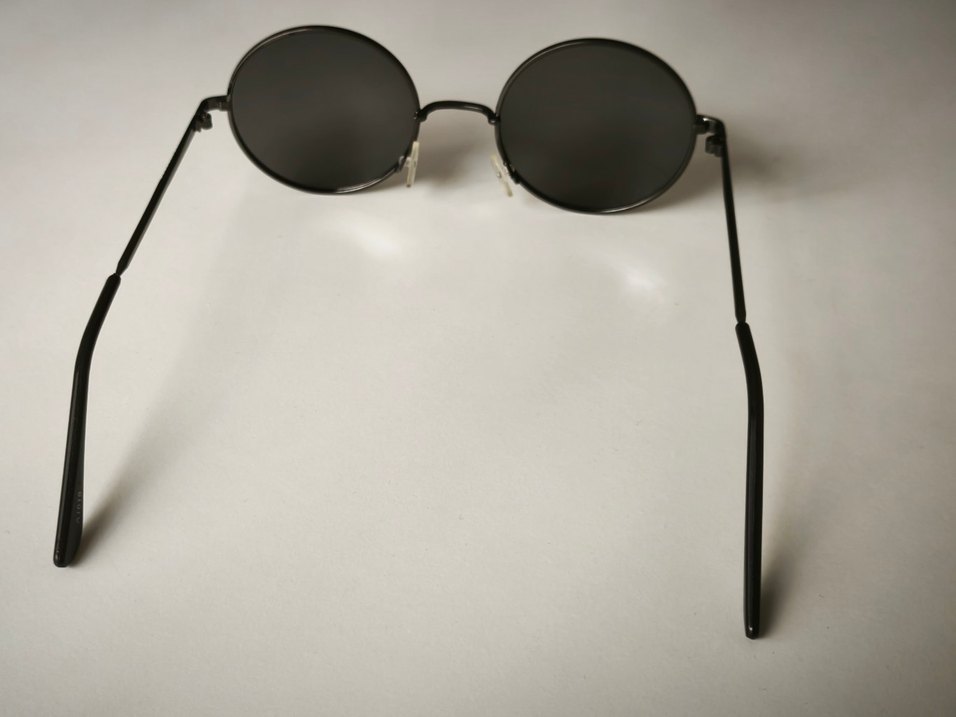 Klasik Siyah Yuvarlak Gözlük - Görsel 5