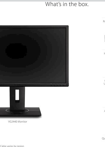 ViewSonic Monitör 24 İnc - Görsel 9
