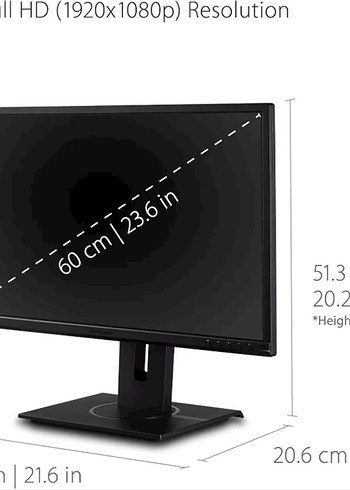 ViewSonic Monitör 24 İnc - Görsel 3