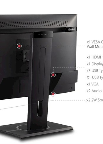 ViewSonic Monitör 24 İnc - Görsel 4