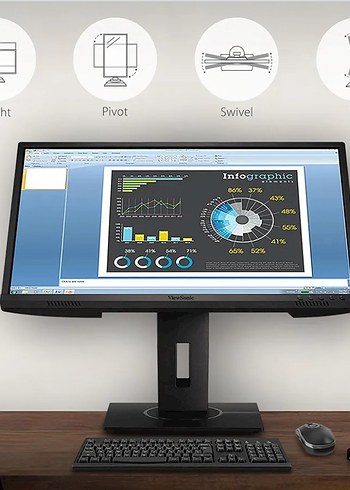 ViewSonic Monitör 24 İnc - Görsel 2