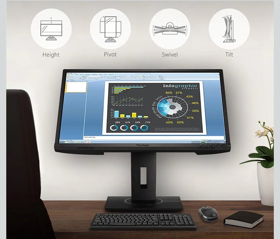 ViewSonic Monitör 24 İnc - Görsel 2