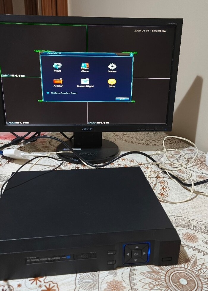 4 KANAL (1 TB HDD) XMEYE H265+ DVR KAYIT CİHAZI  - Görsel 3