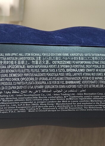 İNTEX SİSME DOBLE YATAK ( 1 POMPA VE 2 YASTİK ) DAHİL - Görsel 6