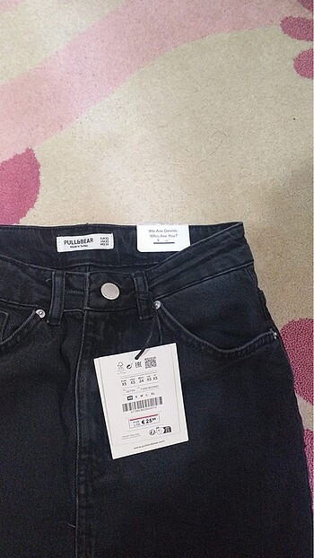 xs Beden siyah Renk Pullbear kot etek