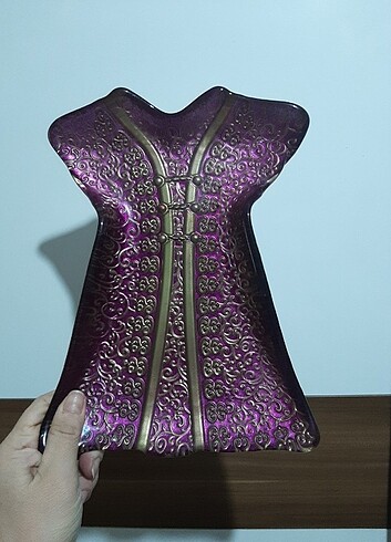 Kaftan şeklinde cam biblo 