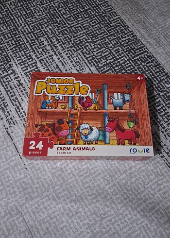 Beden 24 Parça Çiftlik Hayvanları Çocuk Yapbozu