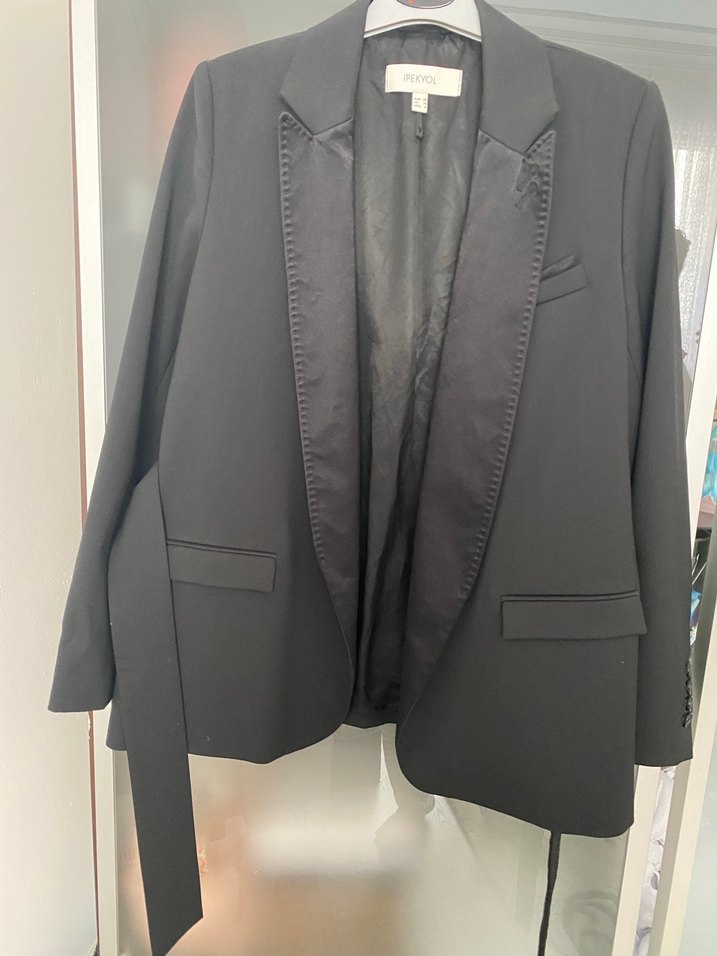 Bayan siyah ceket - Görsel 3