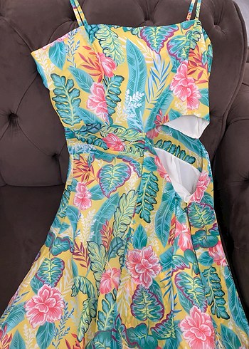 Desenli elbise - Görsel 9