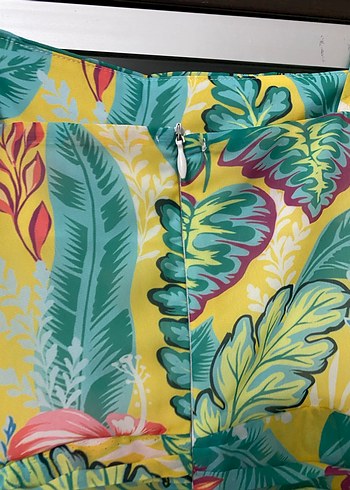 Desenli elbise - Görsel 5