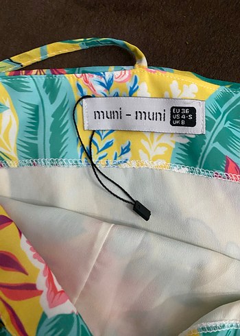 Desenli elbise - Görsel 4