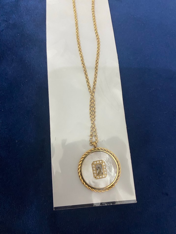 Uzun Zincir Detaylı çelik kararmaz kolye - Görsel 2