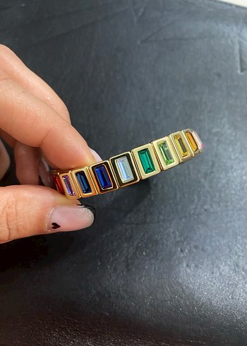 Renkli Pul Detaylı Kadın Bileklik sıfır etiketli ürün - Görsel 3